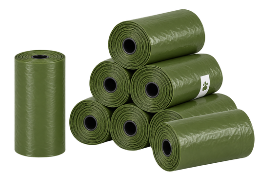 8 Rollos de bolsas para perro
